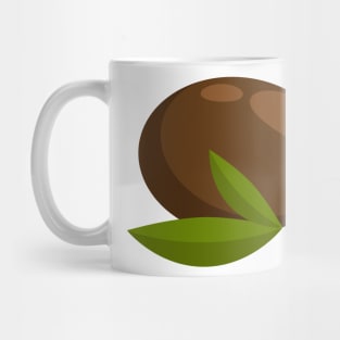 Avocado fruit pit Mug